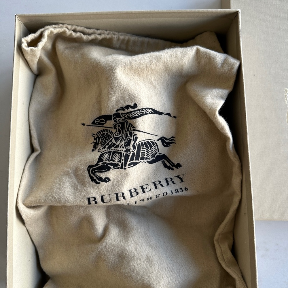 Burberry Brown Platform High Heeled Sandals with Gold Hardware - Picture 13 of 14